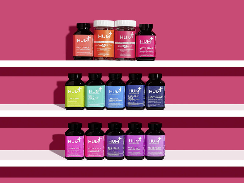 [Australia] - HUM Hair Sweet Hair Gummies - Hair Growth Vitamins with 5000mcg Vegan Biotin, B Vitamins, Fo-Ti & Zinc - Hair Supplement - Vegan, Gluten Free and Non-GMO (60 Berry Flavored Gummies) 