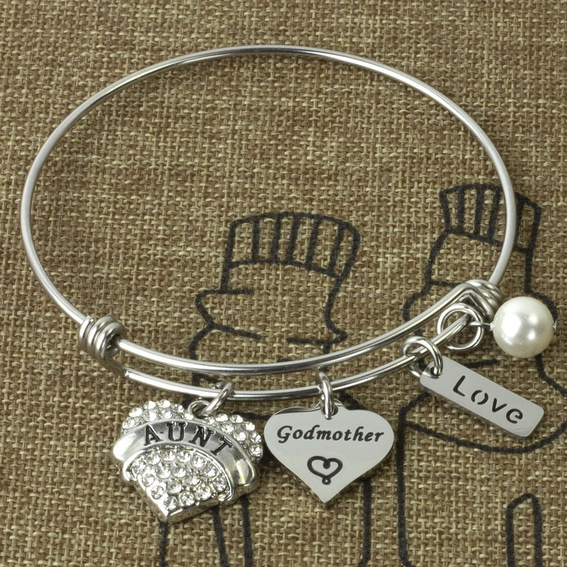 [Australia] - Kivosliviz Godmother Bracelet Gifts for Women Godmothers Gift Godmom Jewelry Godmother Bracelets b godmother aunt 
