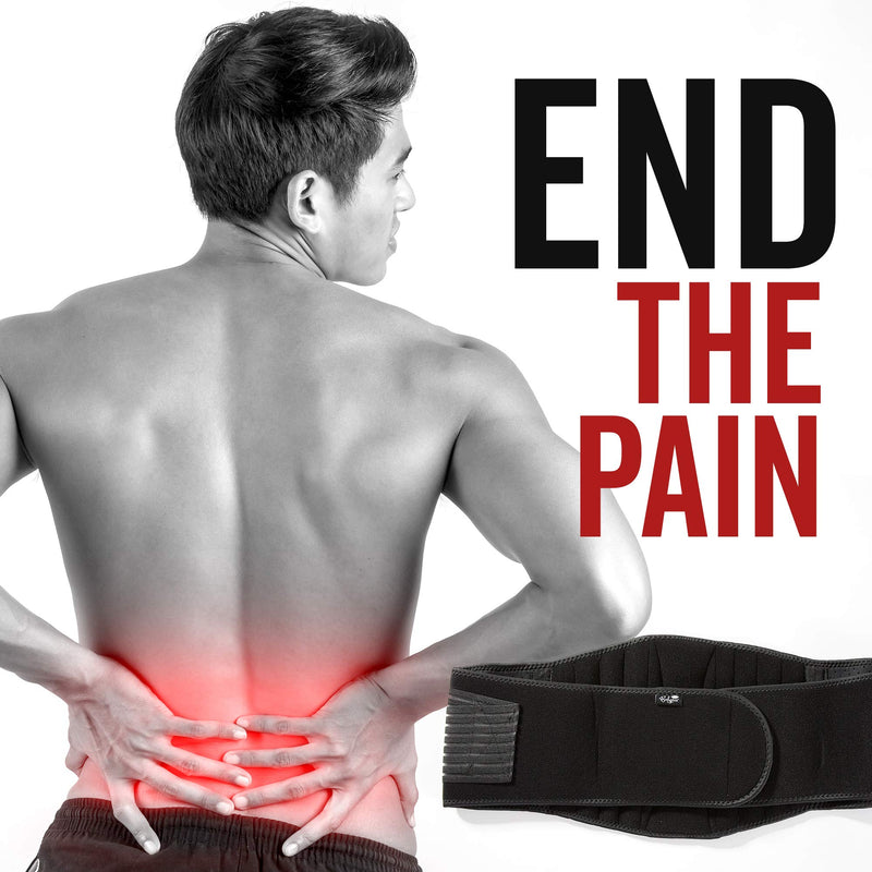 [Australia] - Lumbar Support Back Brace for Men and Women (Regular 28" - 50") Regular 28" - 50" 