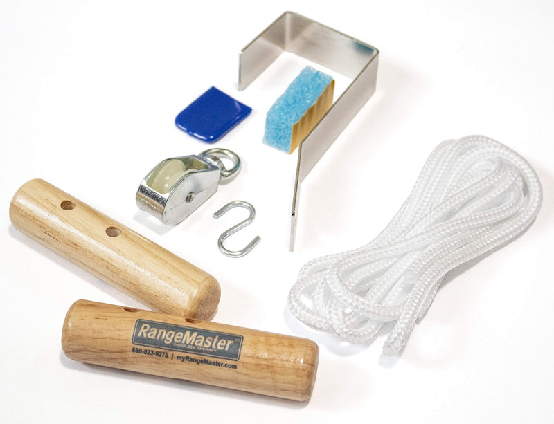 [Australia] - DIY Ranger RangeMaster DIY Ranger Shoulder Pulley │ Physical Therapy Shoulder Exercise Tool │ Do It Yourself Kit │ Aids with Recovery and Increased Mobility │ Metal Bracket Door Attachment 