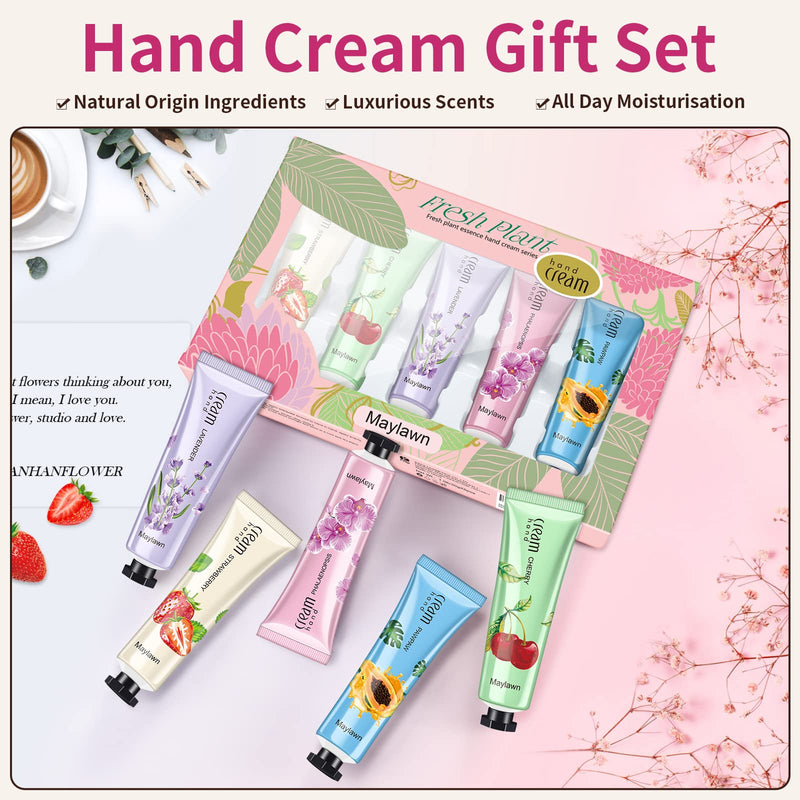 [Australia] - Maylawn Hand Cream, 5 x 30ml, Hand Cream Gift Sets, Pack of 5, Vegan Friendly and Cruelty Free, Perfect for Birthday Mothers day Gifts idea For Her/Him 
