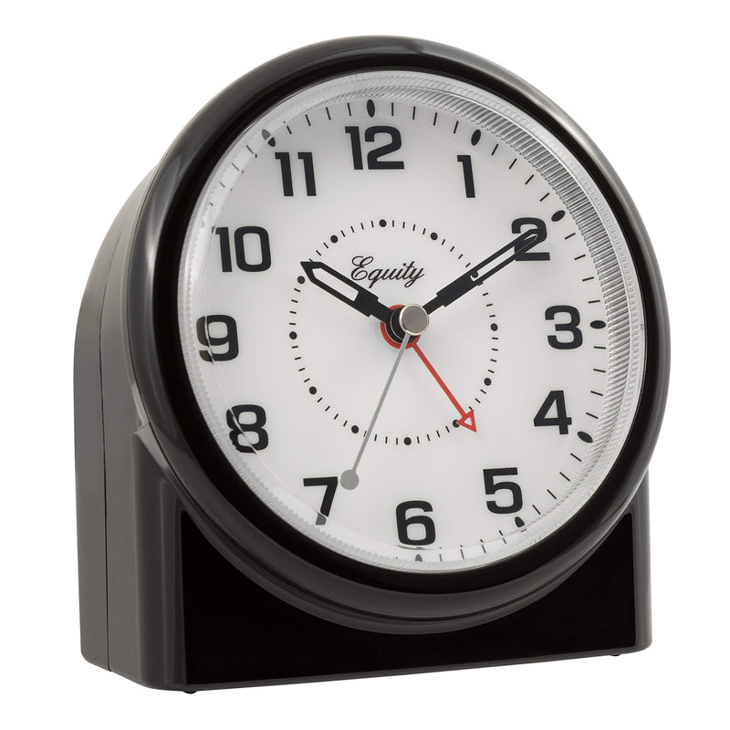 [Australia] - Equity by La Crosse 14080 Analog Night Vision Alarm Clock, Pack of 1, Black 