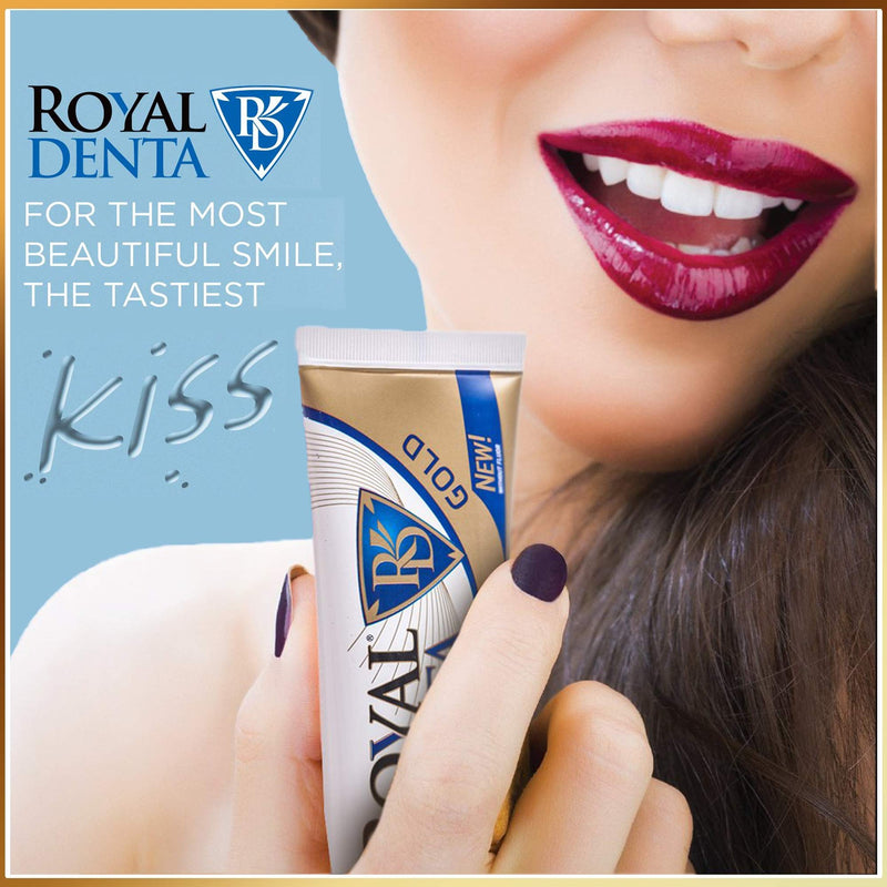 [Australia] - Royal Denta Sensitive Fluoride Free - Remineralizing Toothpaste for Healthier Stron ger Teeth,containing Q10 Coenzyme, Extra Large 2-er Pack (2 x 130g) 