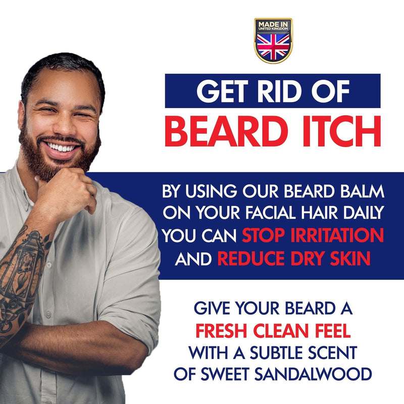 [Australia] - Beard Balm - Premium Quality Conditioning Butter For Creating Beard Styles, Goatees, Sideburns + Moustaches – Extra Large 60ml Tub 