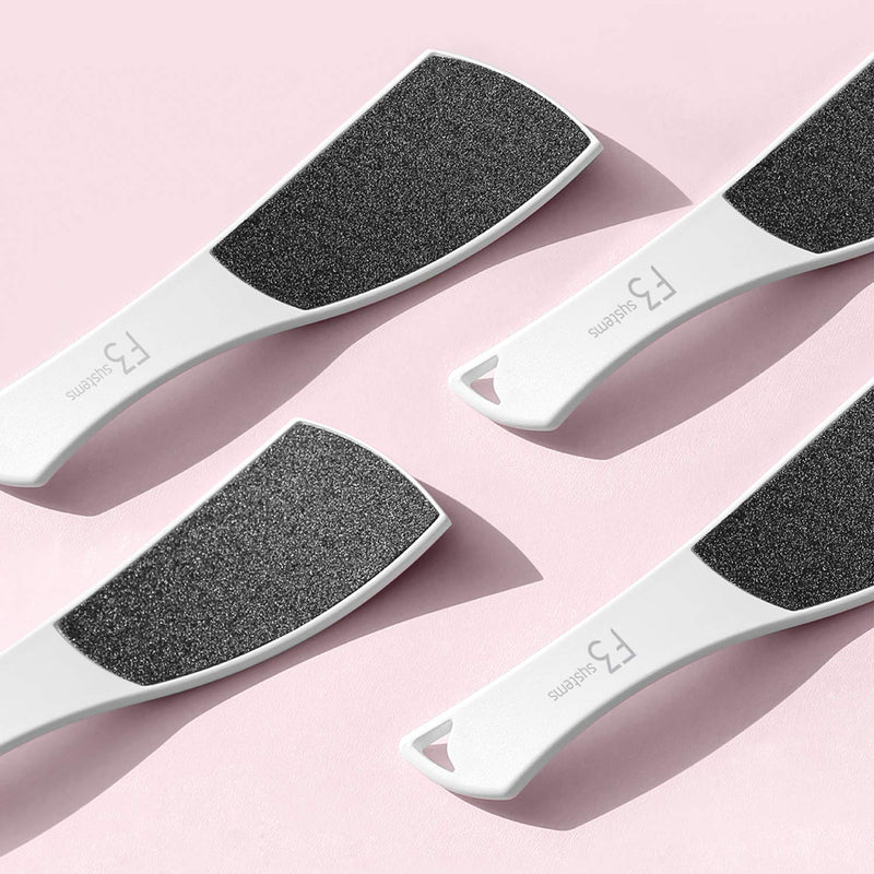 [Australia] - F3 Systems S-Line Emery Foot file, Colossal Double-Sided Pedicure Tool, Effective for Cracked Heel, Ergonomic Design for Easy Grip 1 Count (Pack of 1) 