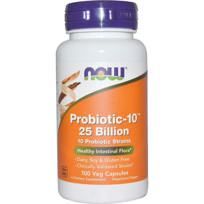 [Australia] - Now Foods Probiotic-10 25 Billion, 100 Count (Pack of 2) 100 Count (Pack of 2) 