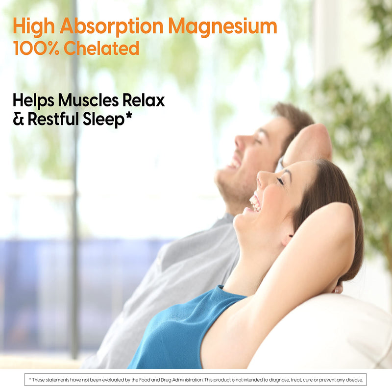 [Australia] - Doctor's Best High Absorption Magnesium Lysinate Glycinate, Easy to Swallow, 120 Ct 