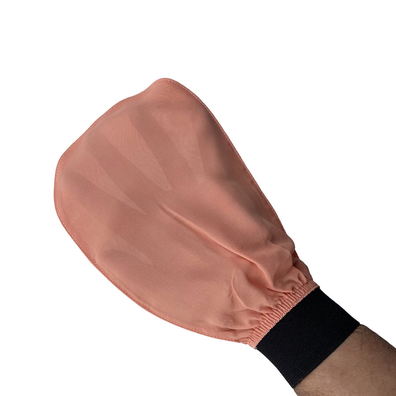 [Australia] - Turkish 100% Silk Exfoliating Glove/Mitt, Body Scrub Exfoliator Bath Glove, Fake Tan Remover Bath Mitt, Natural Glow for Women, Men, Shower, Hammam, Spa by Feel Fine Black 