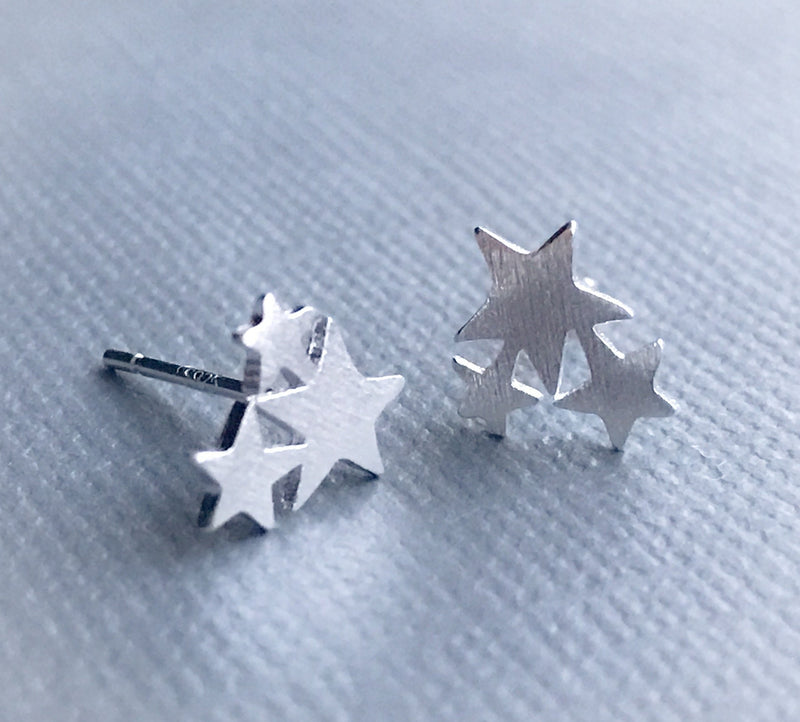 [Australia] - iszie jewellery sterling silver Pretty Little Stars Earrings 