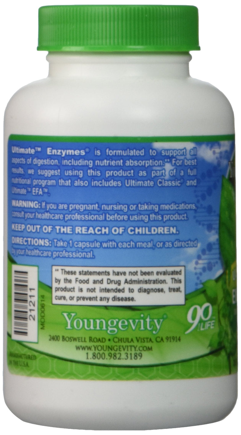 [Australia] - Youngevity Ultimate ENZYMES - 120 Capsules 
