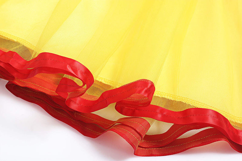 [Australia] - ReliBeauty Girls Elastic Waist Backless Princess Dress Costume Yellow(with Accessories) 2T/100 