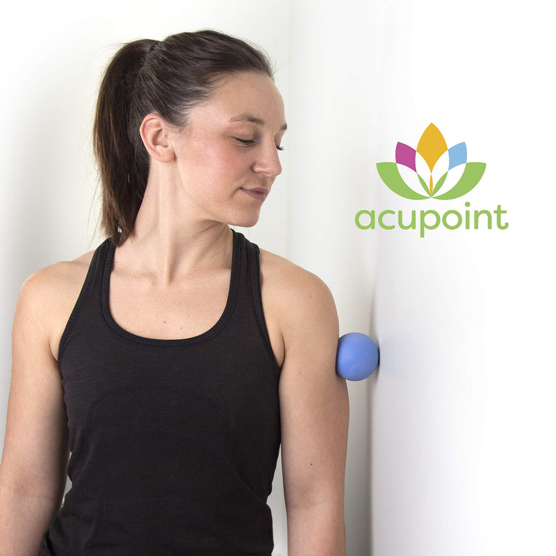 [Australia] - Acupoint Physical Therapy Massage Balls - Ideal for: Yoga, Deep Tissue Massage, Trigger Point Therapy and Self Myofascial Release Physical Therapy Equipment 1 