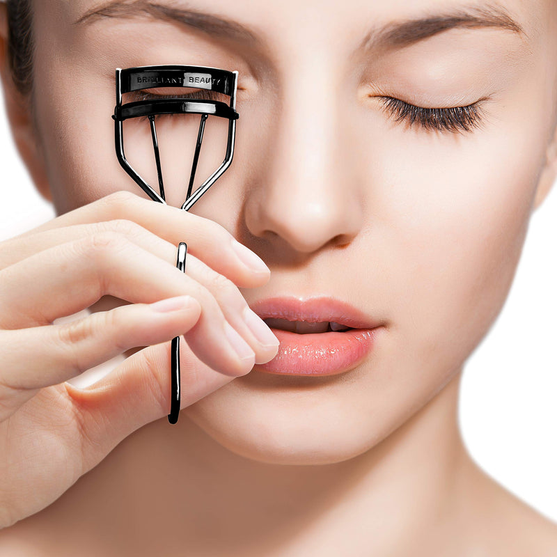 [Australia] - ﻿Brilliant Beauty Eyelash Curler for Women - Award Winning Lash Curler for Voluminously Curled, Long & Luscious Eyelashes in Seconds (Jet Black) Jet Black 