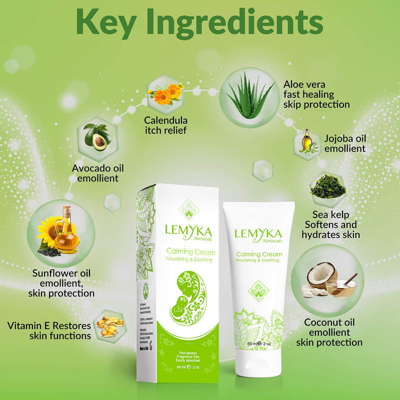 [Australia] - Eczema cream for dry itchy skin, LEMYKA 10X organic plant actives & ceramides for atopic dermatitis, face & eyelid rash, hives - Fast relief for baby, kids and adults 
