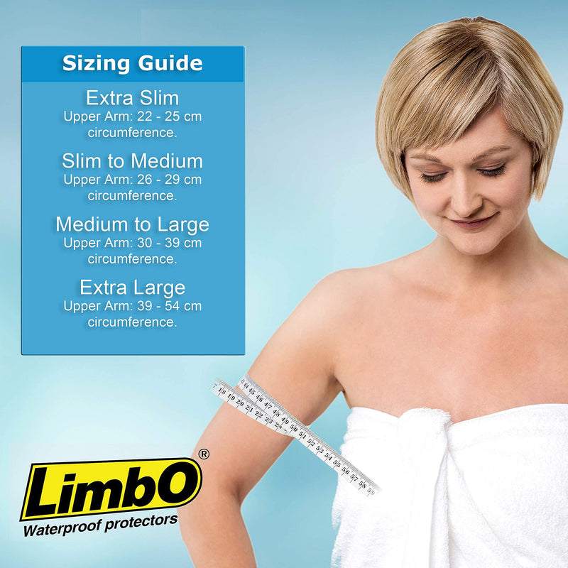 [Australia] - LimbO Waterproof Cast and Dressing Protector - PICC Line Cover M85, 40 to 54 cm Upper Arm Circumference M85: 40-54 cm Upper Arm Circ. 