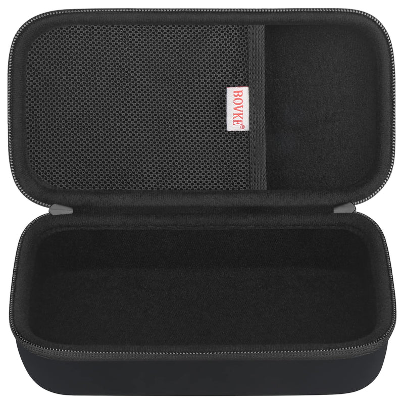 [Australia] - BOVKE Carry Case for Asthma Inhaler, Inhaler Spacer for Kids and Adults, Masks, Extra Mesh Pockets for accessories, Black (CASE ONLY 