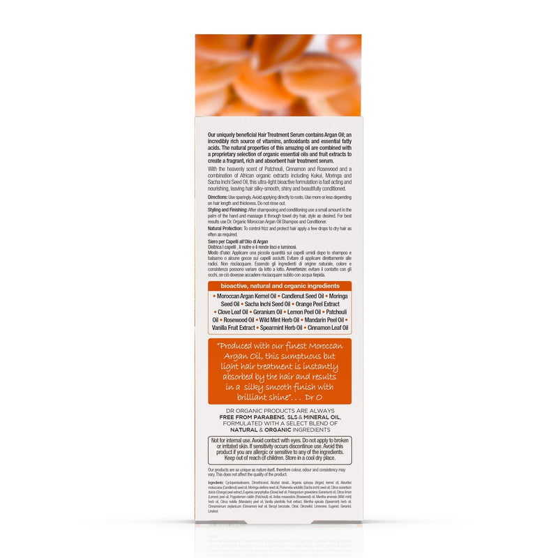 [Australia] - DR ORGANIC Moroccan Argan Oil Hair Treatment Serum, 100 ml 