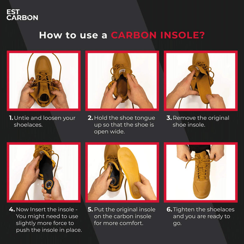 [Australia] - Recovery Carbon Fiber Insole, 1Piece, Shoe Insert, Very Rigid Ortho Foot Support Best for Arthritis, Sesamoiditis, Toe Fracture - Trauma - Alternative to Post Op Shoe - 278mm, EU44, 10.94 Inch 10.94 Inch, should fit Men's Size 12 