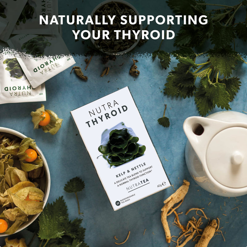 [Australia] - NUTRATHYROID - Thyroid Health Tea | Metabolism Tea - Providing Thyroid Support - Includes Kelp, Bladderwrack & Ashwagandha - 20 Enveloped Tea Bags - by Nutra Tea - Herbal Tea 20 Count (Pack of 1) 