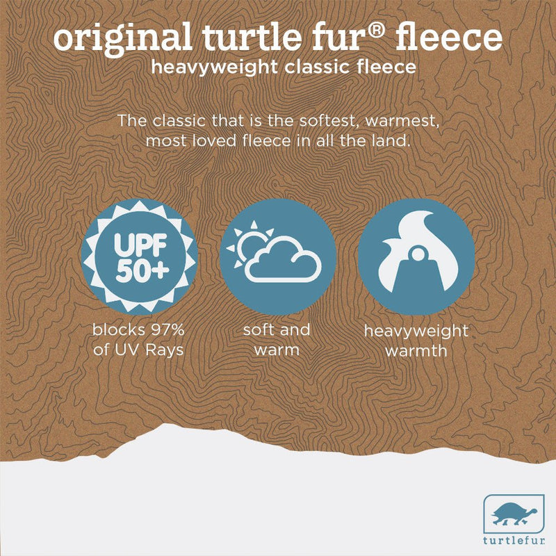 [Australia] - Original Turtle Fur Fleece - The Turtle's Neck, Heavyweight Neck Warmer One Size Black 