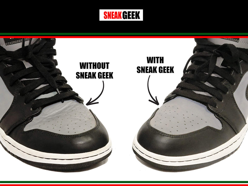 [Australia] - SNEAK GEEK Shoe Crease Protector for Mens Shoes 8-12 (Black) Black 