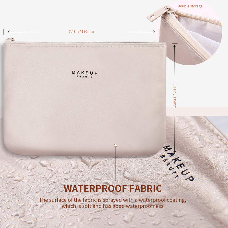 [Australia] - Docolor Travel Makeup Bag Water-resistant Toiletry Cosmetic Bag Travel Makeup Organizer for Accessories, Shampoo, Full Sized Container 