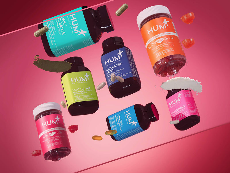 [Australia] - HUM Hair Sweet Hair Gummies - Hair Growth Vitamins with 5000mcg Vegan Biotin, B Vitamins, Fo-Ti & Zinc - Hair Supplement - Vegan, Gluten Free and Non-GMO (60 Berry Flavored Gummies) 