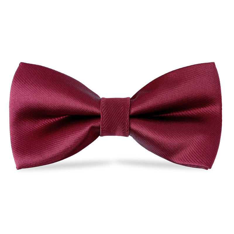 [Australia] - Child Kids Suspender Bowtie Sets - Y Shape Adjustable Suspender with Silk Bowties Gift Idea for Boys and Girls by WELROG Brown + Burgundy Bowtie 24 inch (7 month - 3 years) 