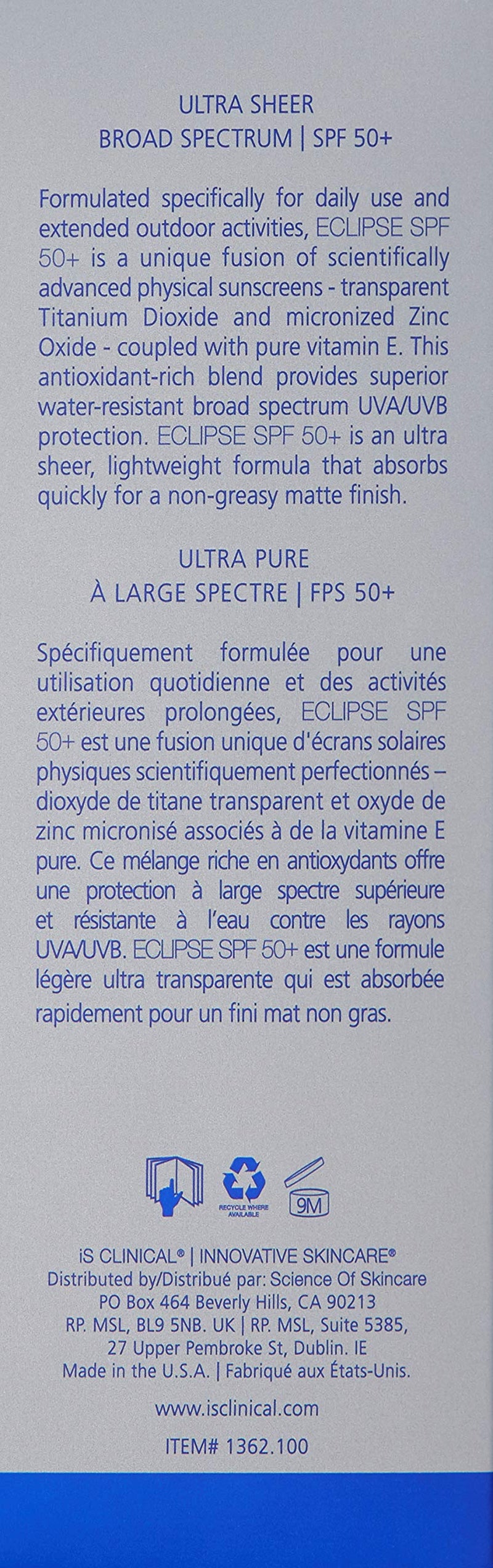 [Australia] - iS CLINICAL Eclipse SPF 50+ PerfecTint Beige 