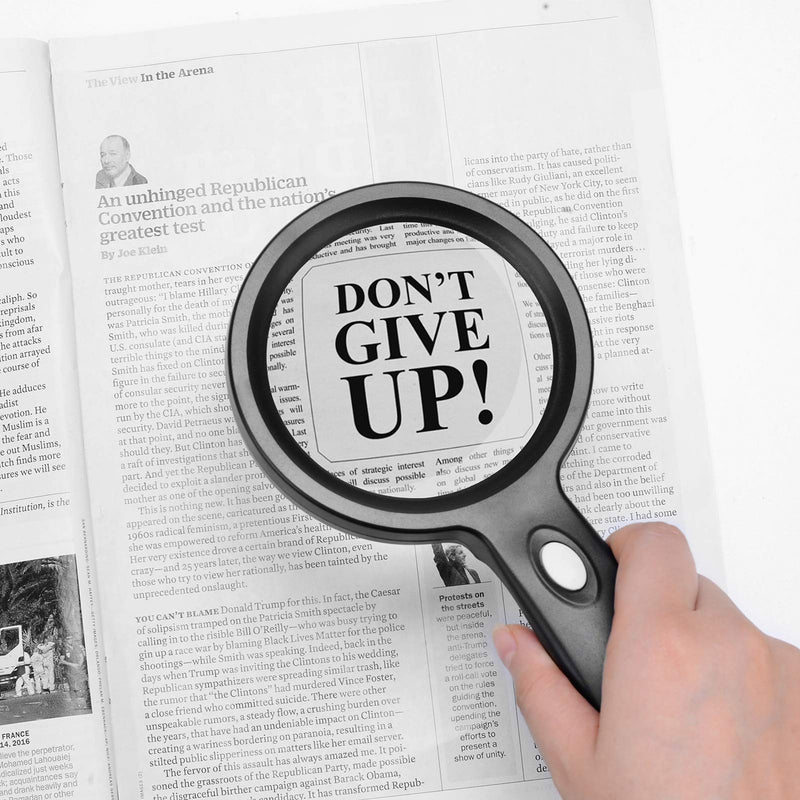 [Australia] - Magnifying Glass with Light, 10X Handheld Large Magnifying Glass 12 LED Illuminated Lighted Magnifier for Macular Degeneration, Seniors Reading, Soldering, Inspection, Coins, Jewelry, Exploring 