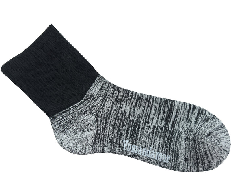 [Australia] - Yomandamor Men's 4 Pairs Bamboo Diabetic Ankle Socks with Seamless Toe And Cushion Sole,L Size(Socks Size:10-13) 10-13 4 Pairs Black 