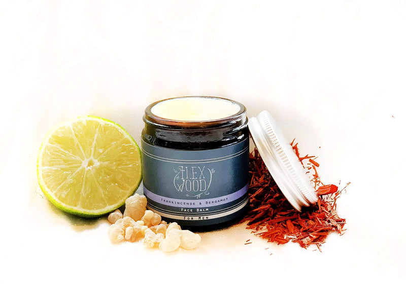 [Australia] - Frankincense and Bergamot Face Balm - 100% Natural, Vegan, Moisturising, Anti Ageing, Cruelty Free - 60ml 