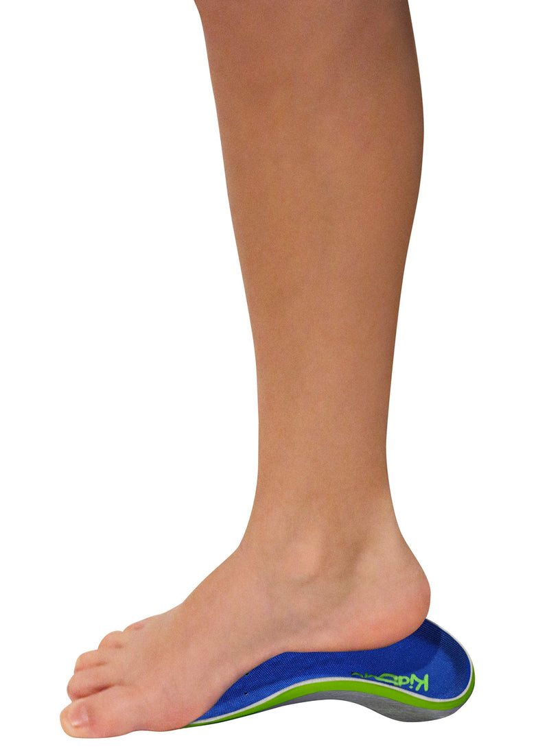 [Australia] - KidSole 3/4 Reinforced High Arch Support Children's Orthotic Insole. Slim Profile & Strong Support with Memory Foam Soft Top. KidSole Arch Alien (US Kids Size 4-7.5) US Kids Size 4-7.5 