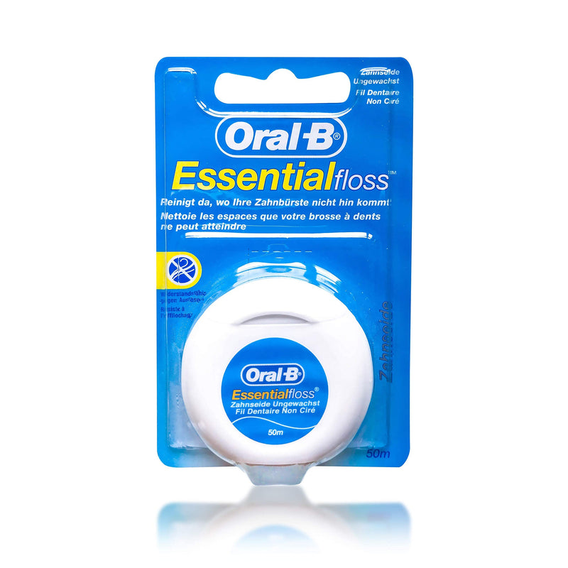 [Australia] - 5Pack Oral-B Essential Dental Floss unwaxed 5X 50m 