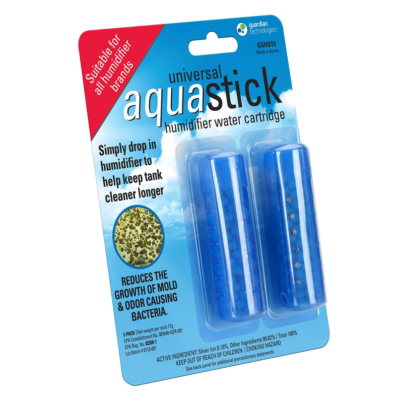 [Australia] - Guardian Technologies GGHS15 Aquastick Antimicrobial Humidifier Treatment, 2-Pack, Pure Guardian Humidifiers, Evaporative Humidifier Water Tanks 