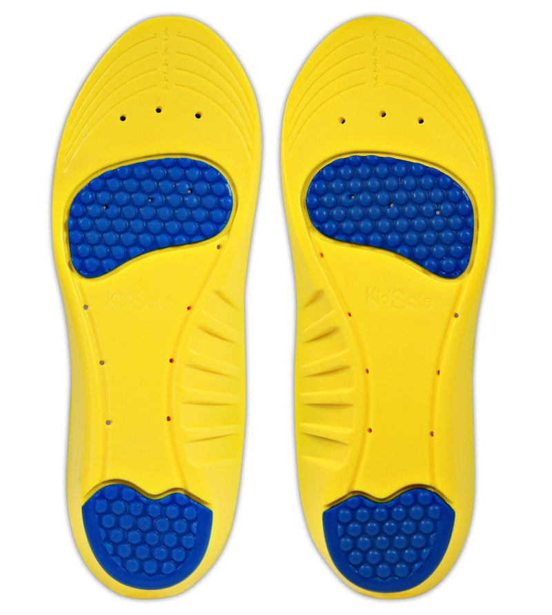 [Australia] - Children's Athletic Memory Foam Insoles for Arch Support and Comfort for Active Children ((24 cm) Kids Size 4-6) (24 CM) Kids Size 4-6 
