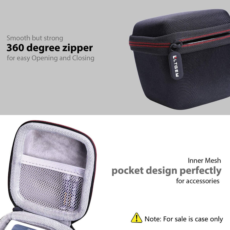 [Australia] - LTGEM EVA Hard Storage Case for Care Touch Fully Automatic Wrist Blood Pressure Cuff Monitor - Travel Protective Carrying Storage Bag 