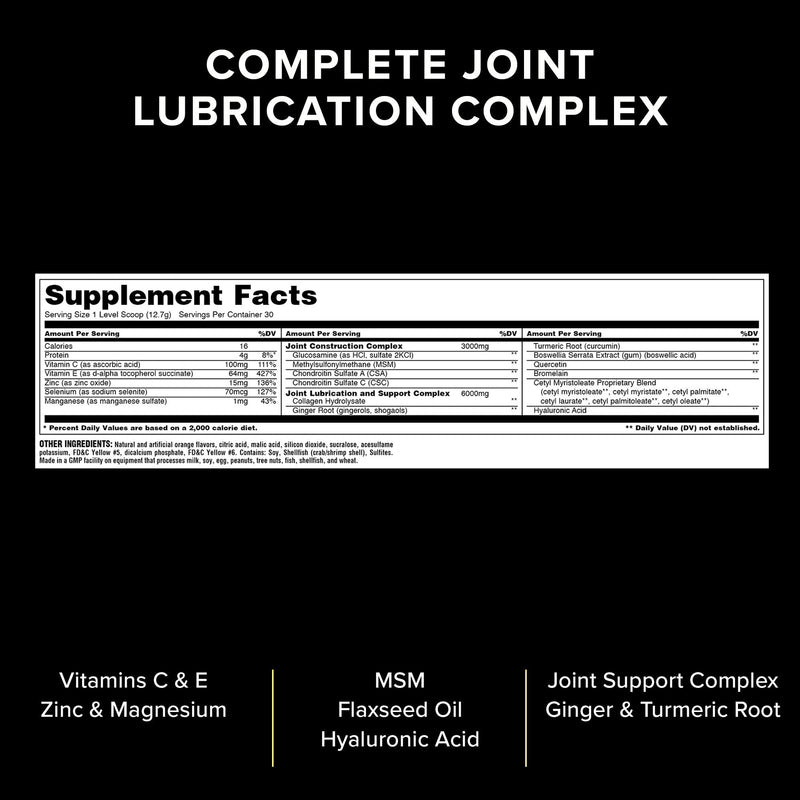 [Australia] - Animal Flex All-in-one Complete Joint Supplement, Turmeric Root Curcumin, Collagen, Glucosamine Chondroitin, MSM, Hyaluronic Acid, Repair and Restore, 30 Scoops 