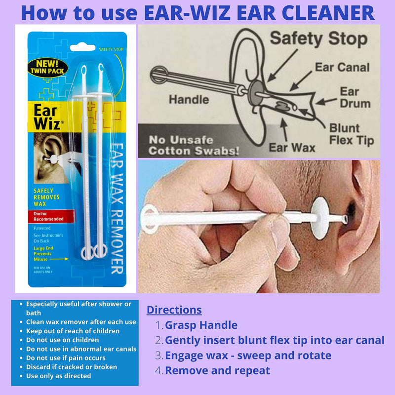 [Australia] - Ear-Wiz Ear Wax Remover Family Pack of 4 