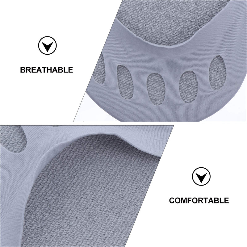 [Australia] - EXCEART 3 Pairs Honeycomb Fabric Forefoot Pads Anti-Slip Invisible Half-Toe Cushion Soft Metatarsal Pads Breathable Invisible Forefoot Pads for Foot Pain Relief 