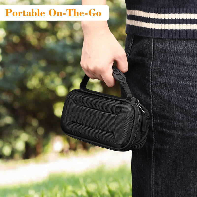 [Australia] - MEDMAX Insulin Vial Carrying Cooler Case, Portable Water Resistant Insulated Diabetic Organizer Protective Hard Shell Medical Travel Case with One Ice Brick (Black) Black 