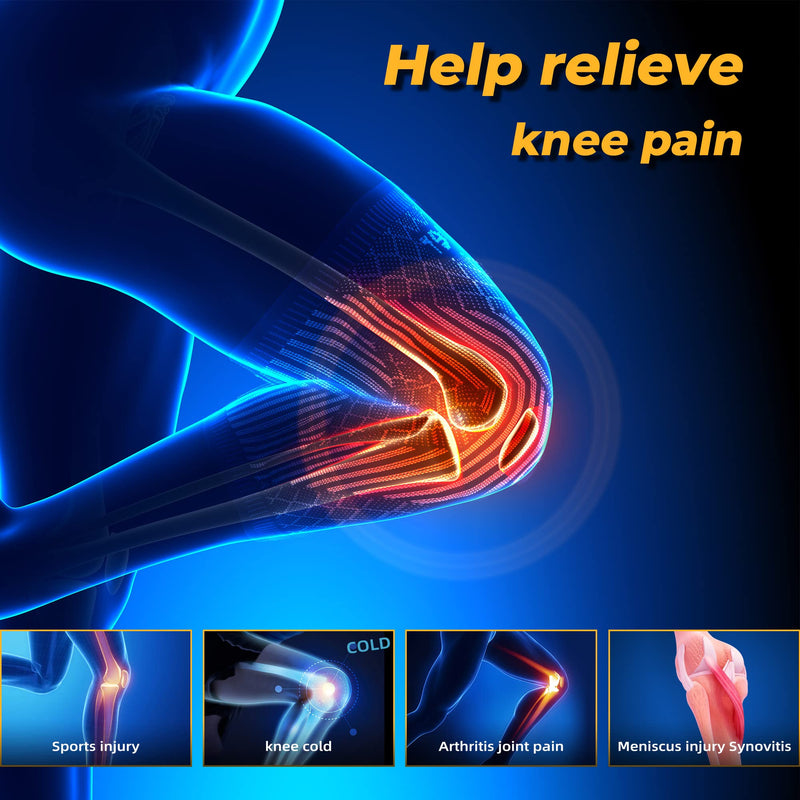 [Australia] - Copper knee braces for knee pain for men and women with Side Stabilizers - copper compression Knee Sleeve for knee pain ,arthritis pain and support-running knee brace-[Single] Copper-TAN Large (Pack of 1) 