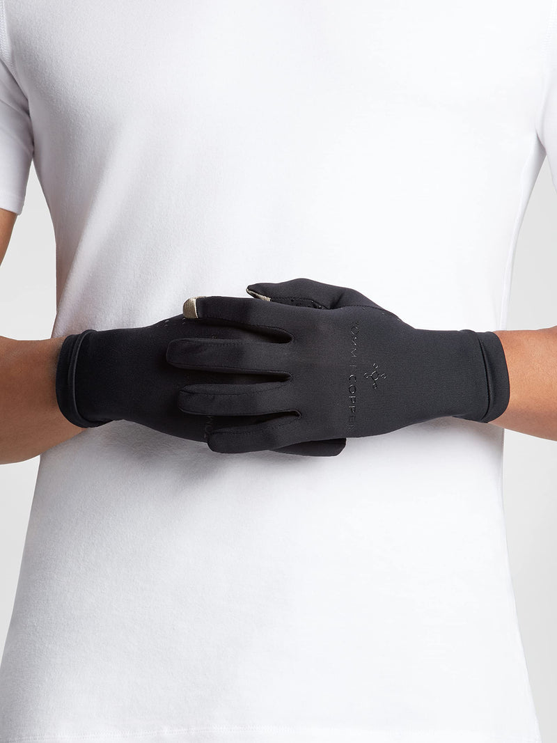 [Australia] - Tommie Copper Unisex Core Compression Full Finger Gloves Medium 