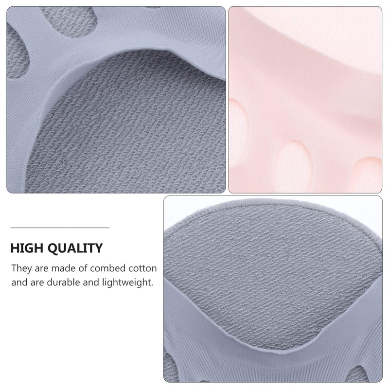 [Australia] - EXCEART 3 Pairs Honeycomb Fabric Forefoot Pads Anti-Slip Invisible Half-Toe Cushion Soft Metatarsal Pads Breathable Invisible Forefoot Pads for Foot Pain Relief 