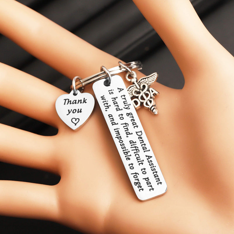 [Australia] - TIIMG Dental Assistant Gift A Truly Great Dental Assistant is Hard to Find Keychain Dentist Appreciation Gift Dentist Graduation Gift 