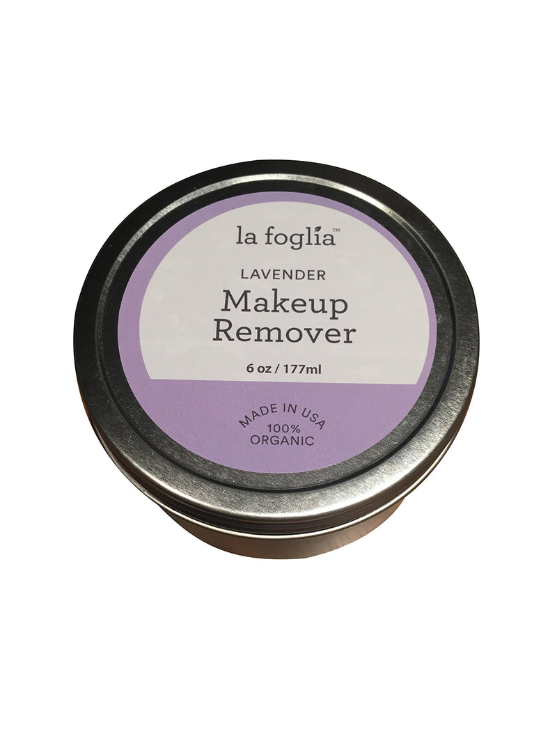 [Australia] - La Foglia Lavender Makeup Remover (Made In USA)100% Organic Lavender Makeup Removal and Face, Body Cream With Pure all Natural Ingredients - 6 Ounces 
