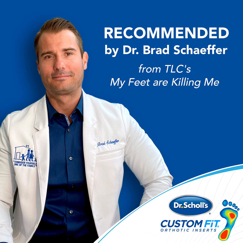 [Australia] - Dr. Scholl's Custom Fit Orthotic Inserts, CF 420 Red 1 Count (Pack of 1) 