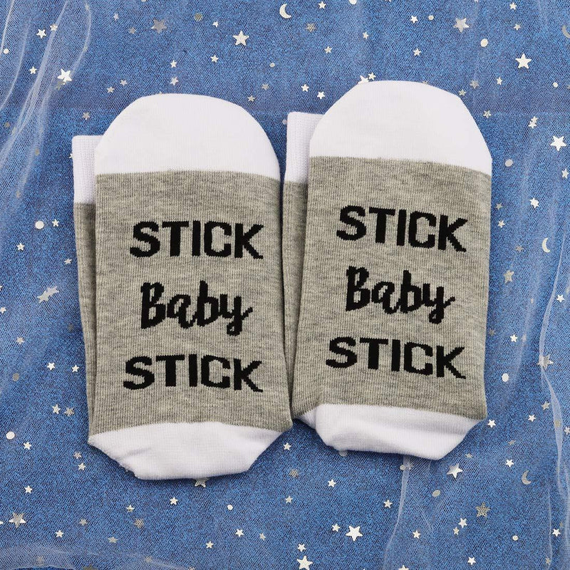 [Australia] - PYOUL 1 Pair Stick Baby Stick Socks Lucky Transfer Socks In-vitro IVF Socks Infertility Socks Frozen Embryo Transfer Socks Stick Baby Stick 1 Pair 