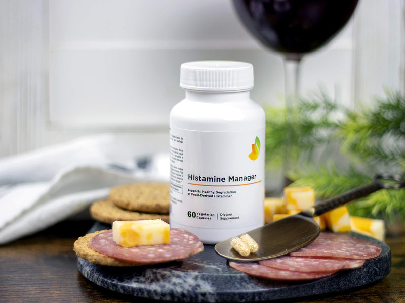 [Australia] - Histamine Manager – 20,000 HDU of Diamine Oxidase DAO per Serving – Digestive Enzyme to Help Block and Manage Food-Derived Histamine Intolerance – 60 Capsules (1 Bottle) 1 