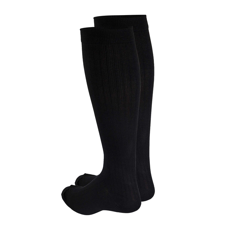 [Australia] - Truform Compression Socks, 8-15 mmHg, Men's Dress Socks, Knee High Over Calf Length, Black, X-Large (8-15 mmHg) X-Large (1 Pair) 
